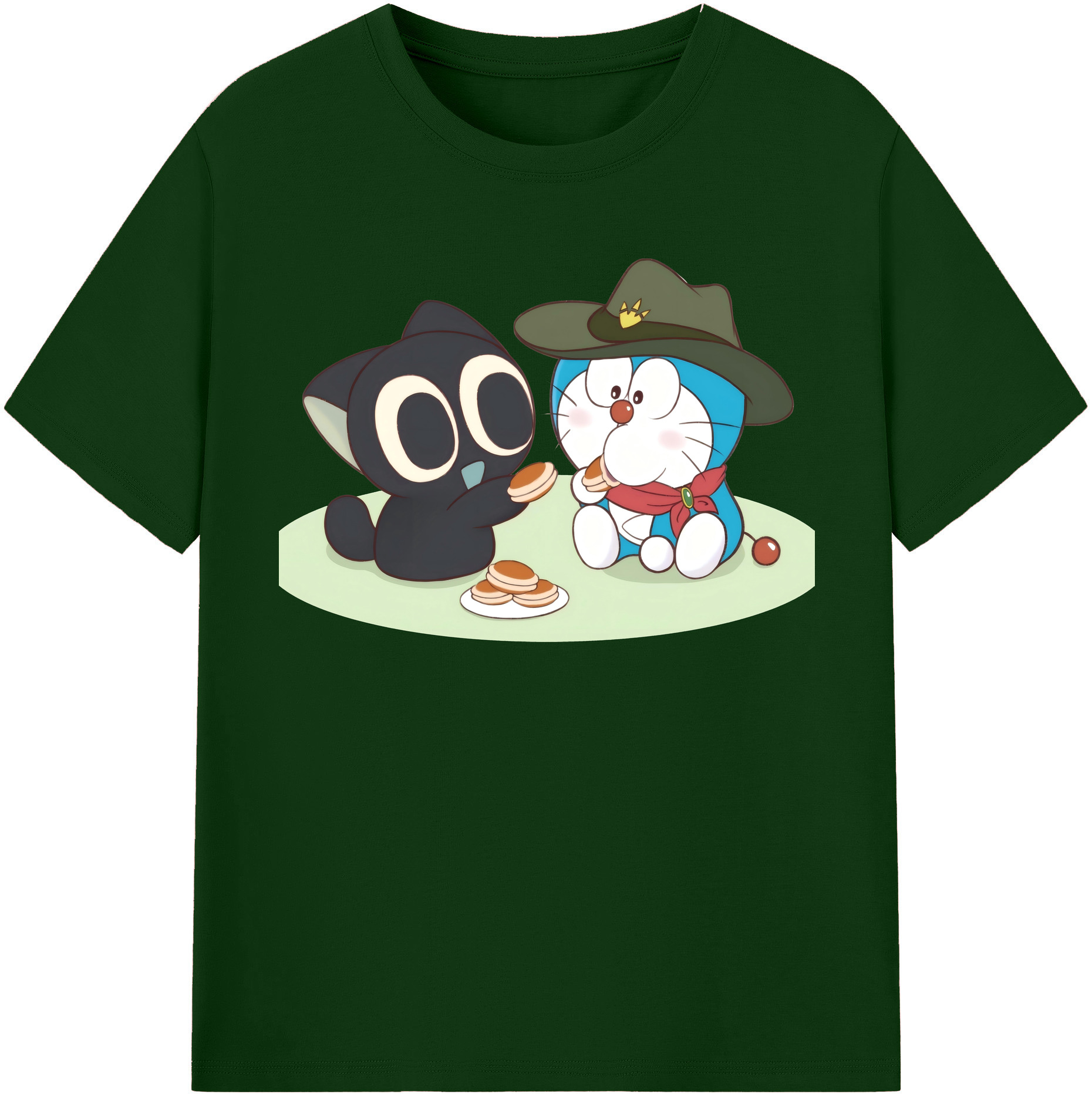 （画像用） ドラえもん Doraemon 綿100％半袖Tシャツ（フロントプリント）